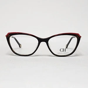 Gafas de ojo de gato Carolina Herrera VHE854K para mujer en tortuga/rojo | 53 mm - Imagen 1 de 10