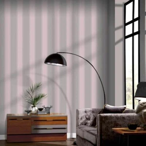 Arthouse Luxe Stripe Metallic Struktur Große Streifen Vinyltapete 910208 - Bild 1 von 2