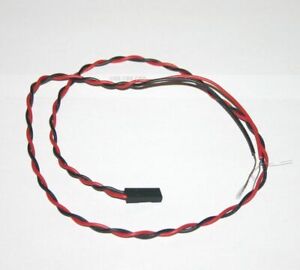 Reset Power Wire Computer PC Motherboard Cable Cord Cut Bare Open End Red Black