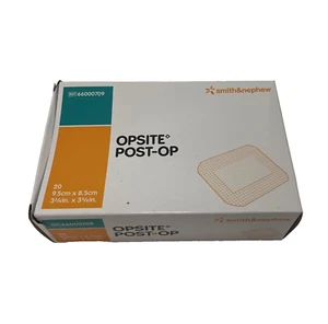 Opsite Post-Op Film 3.75" x 3.375" Dressing 20-Pieces Smith & Nephew 66000709 - Picture 1 of 4