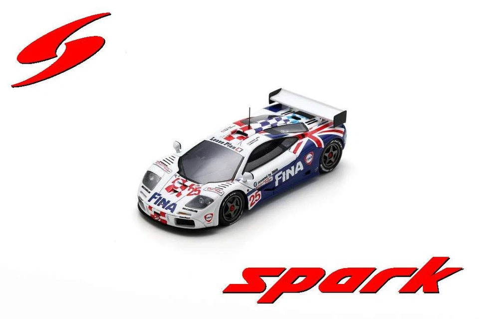 Spark S6665 1/43 McLaren F1 GTR N°25 Silverstone BPR 1996 J. Laffite – M. Duez