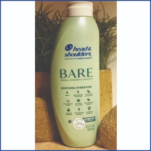 Head & Shoulders BARE beruhigendes Feuchtigkeit Silikon Schuppen Shampoo 13,5 Unzen - Bild 1 von 12