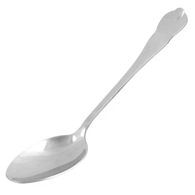 Kitchen Restaurant Bar Stainless Steel Rice Soup Serving Spoon Scoop Silver Tone - Image 1 of 3