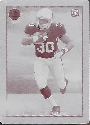 2013 Topps Turkey Red Printing Plates Magenta #49 Stepfan Taylor /1 - FB - Image 1 of 2