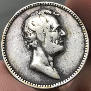 1882 Lincoln / Garfield Assassination 9,3g .999 Silbermedaillon - Bild 1 von 2