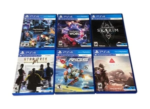 Sony Playstation 4 VR Spielepaket - Farpoint Rigs Skyrim StarTrek Worlds Demo Disc - Bild 1 von 3