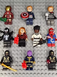 Lego Marvel Super Heroes Minifigures Lot and Accessories - Picture 1 of 1