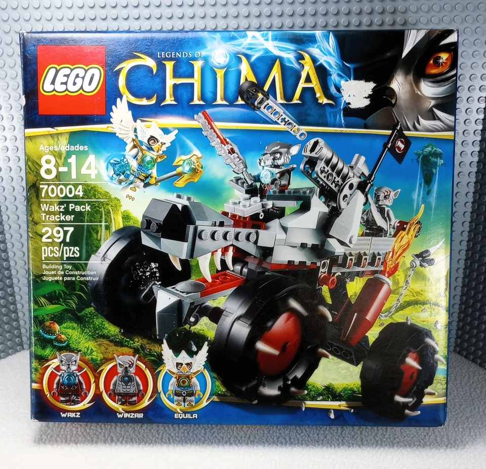 LEGO - 70004 - Wakz' Pack Tracker - Aposentado 2013 - Novo / Caixa Aberta - Envio Rápido! - Imagem 1 de 4