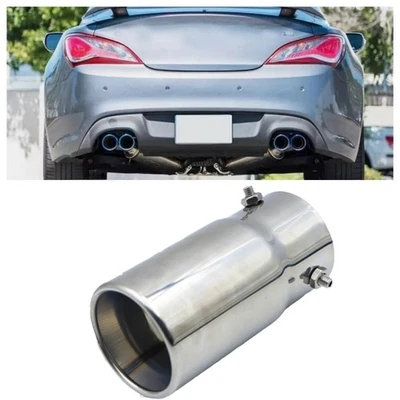 For Hyundai Azera 1.5" to 2.7" Exhaust Pipe Tip Rear Tail Throat Muffler Foto 1 de 4