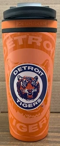 DETROIT TIGERS COOPERSTOWN 26oz STAINLESS STEEL ICE SHAKER BOTTLE W/HANDLE 🐯 - Picture 1 of 5