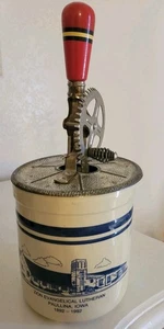 Vintage Hand Mixer with Stoneware Crock - Picture 1 of 4