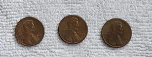 1992 Lincoln Memorial Penny Set Of 3 No Mint Mark Used Circulated - Picture 1 of 8