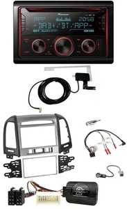 Pioneer 2DIN Lenkrad DAB USB CD Bluetooth Autoradio für Hyundai Santa Fe 3 Schal - Bild 1 von 11