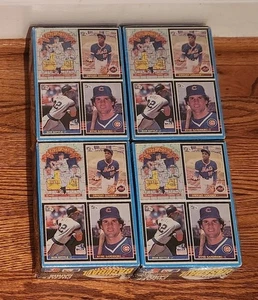 LOTTO 4 SCATOLE VUOTE 1985 DONRUSS BASEBALL SCATOLE VUOTE KITTLE SANDBERG LEGNO - Foto 1 di 3