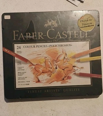 Faber-Castell Polychromos 彩色铅笔罐 24 110024 — 第 1/3 张图片