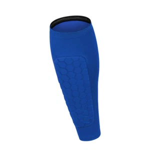 New Elastic 1Pc Adult Shin Pads Protective Sport Football Honeycomb Calf Guards - Picture 1 of 17