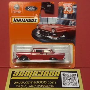 2022 Matchbox Lesney Superfast - 1957 FORD CUSTOM 300 - Red 21/100 Short Card - Picture 1 of 2