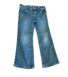 Crazy 8 Bootcut Blue Denim Jeans With Adjustable Waist Size 4 - Picture 1 of 3