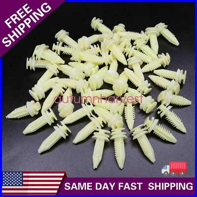 50x Clips de panel de moldura de puerta para camioneta Chevrolet K10 K1500 C3500 SUV 88-00 Foto 1 de 4