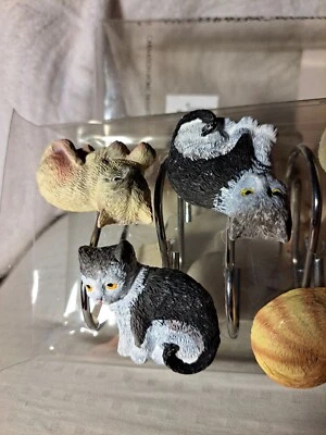 全新! 手工制作Kitty Heaver浴帘钩  — 第 1/4 张图片