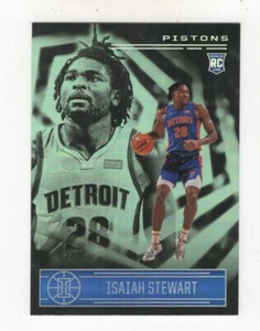2020-21 Panini Illusions Basketball Smaragd RC Isaiah Stewart Detroit Pistons - Bild 1 von 2