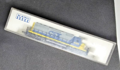 Kato 176-20T N Gauge EMD SD40 Diesel Locomotive CSX 8488 Tested - Image 1 of 4