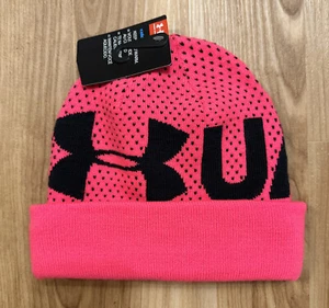 Under Armour Girls Youth Reversible Beanie Hat Penta Pink 4-6 Years - Picture 1 of 8