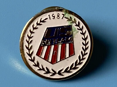 Vintage Badge 1987 US Ski Team Winter Sports - Image 1 of 4