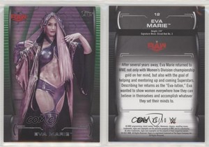 2021 Topps WWE Undisputed Green /50 Eva Marie #12