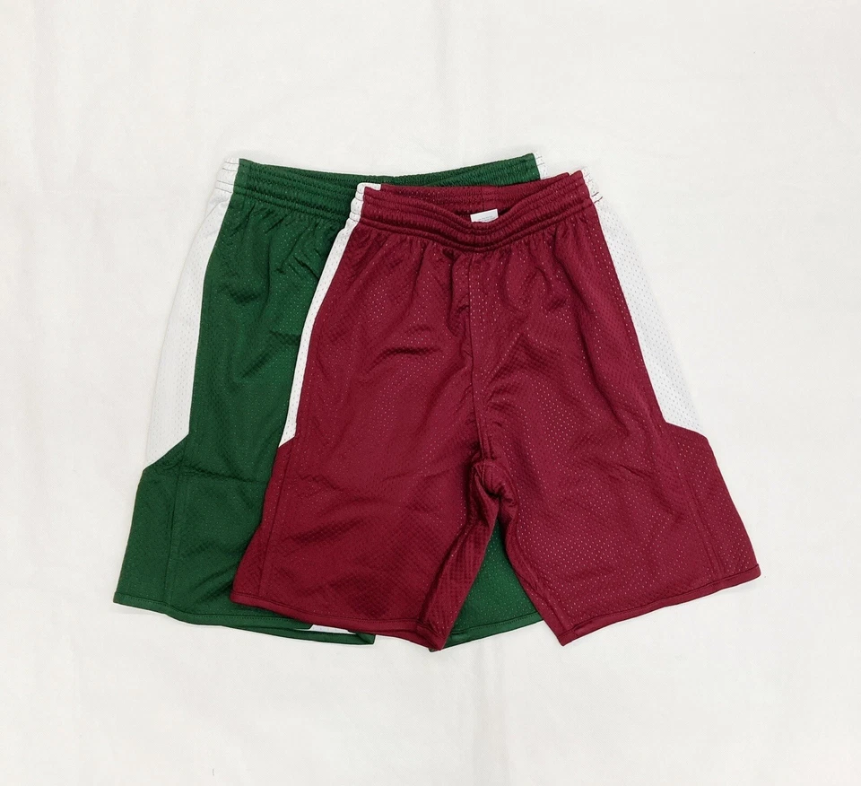 Short de basquete masculino Alleon Athletic Ply reversível P M L verde marrom 589PSPY - Imagem 1 de 1