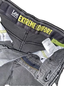 LEE Kids Boys Extreme Comfort Gray Denim Pants Jeans 8R Adjustable Waist - Picture 1 of 3