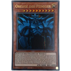 YuGiOh Obelisk der Peiniger EG01-DE001 Ultimate Rare 1. Auflage Near Mint DE - Bild 1 von 1