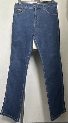 Men’s 1970s 1980s Wrangler Denim Jeans Blue Cowboy Vintage 32x30 Small Medium - Image 1 of 4
