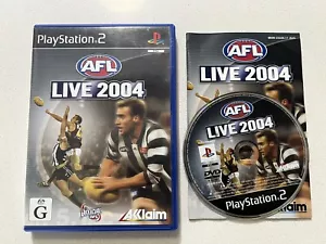Ps2 AFL Live 2004 + Manual - Playstation 2 Pal - Picture 1 of 4