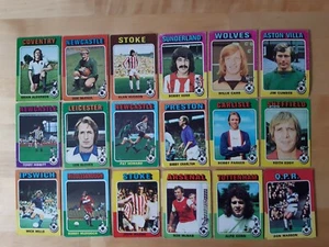 Topps Football Trade Cards 1975 - 76 Red & Grey Backs - Multi-list UPDATED - Picture 1 of 174