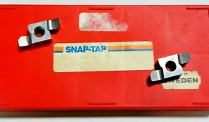 9 PIECES,SNAP-TAP, 20ER 2.0 D76 P30 CARBIDE INSERTS, H663 - Picture 1 of 10