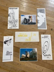 Folletos postales de la NASA de 1980 para spin-offs del Centro Espacial Kennedy - Imagen 1 de 11