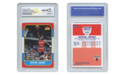MICHAEL JORDAN 1996-97 Fleer Decade of Excellence Rookie Card #4 - GEM MINT 10 - Image 1 of 3