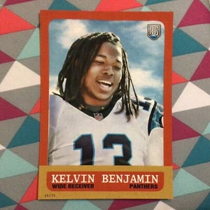2014 Topps 1963 Minis Oversized Jumbo 5x7 KELVIN BENJAMIN RC Panthers 44/99 made - Picture 1 of 2