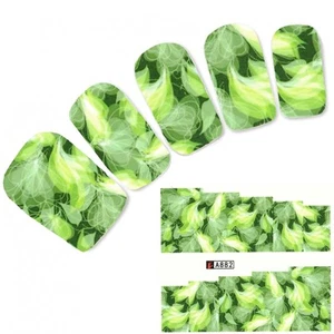 Nagel Sticker Blumen Blüten Art Water Decal - Picture 1 of 2