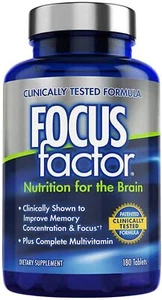 Focus Factor Brain Supplement Multivitamin Improve Memory and Clarity Boost - Picture 1 of 4