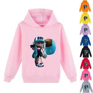 Splatoon Game UNISEX BOYS GRILS KIDS SWEATSHIRT JUMPER PULLOVER HOODIE - Picture 1 of 20