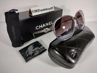 Chanel Women's Round Sunglasses, 5217, Violet, Violet Lenses - Image 1 of 4