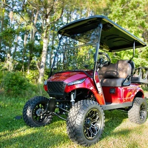 RedDot Tinted Folding Front Windshield for EZGO TXT w/ Storm Body 3/4" Struts - Foto 1 di 4