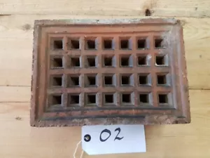 Air Brick Vent Bricks Clay Victorian Reclaimed Terracotta 02 (FREE UK POSTAGE) - Picture 1 of 1