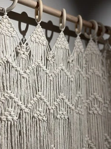 Macrame Door Curtain Wall Hanging 100cm X 200cm | AUS Stock | Next Day Shipping - Picture 1 of 8