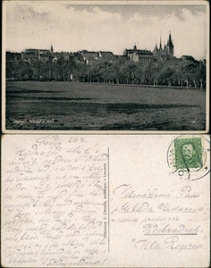 Postal Laun Louny Louny Pohled z losů vista remota 1925 - Imagen 1 de 3