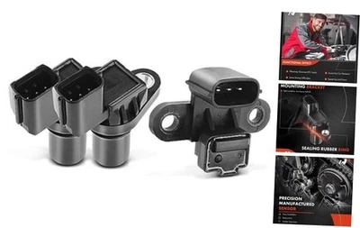 Sensor de posición del cigüeñal del árbol de levas del motor de 3 piezas compatible con Mitsubishi Foto 1 de 4