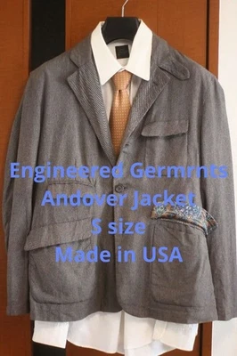 Engineered Garments Andover Wool Jacket S Size Relaxed Fit Made in USA #EK ZFA - Image 1 of 4