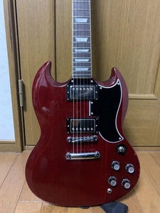 Aria SG Typ E-Gitarre mit Gotoh Hardware rot gebraucht Versand aus Japan - Bild 1 von 8